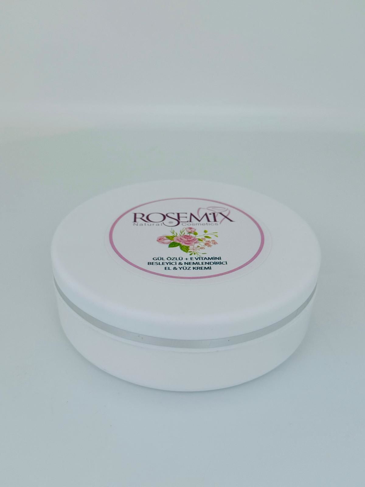 Rosemix - Gül Özlü E Vitaminli El ve Yüz Kremi 150ML
